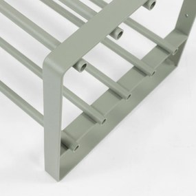 Zeleno-sivý kovový stojan na topánky Rex – Spinder Design