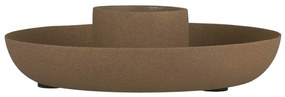 Ib Laursen Kovový svietnik Cognac Ø 13 cm