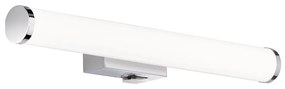 LED nástenné svietidlo v lesklej striebornej farbe (dĺžka 40 cm) Mattimo - Trio