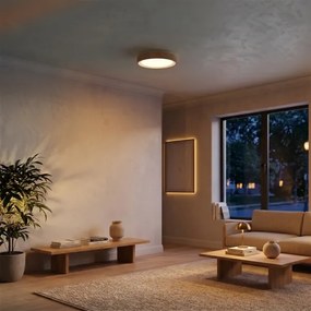 BRILAGI - LED stropné svietidlo FLOCO LED/24W/230V priemer 30 cm drevené/biele