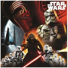 Obojstranný vankúš Star Wars - Hviezdne vojny - motív The Force Awakens - 40 x 40 cm