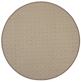 Condor Carpets AKCIA: 400x400 (průměr) kruh cm Kusový koberec Udinese béžový new kruh - 400x400 (priemer) kruh cm