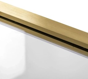 Rea Rapid Swing, 1-krídlové sprchové dvere 1000x1950 mm, 6mm číre sklo, zlatý matný profil, REA-K2503