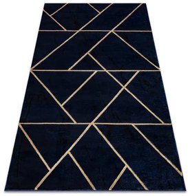 Koberec EMERALD exkluzívny 1012 glamour, styl geometrický granátový / zlatý
