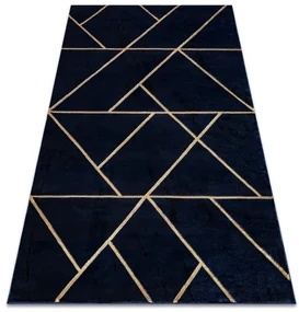 Koberec EMERALD exkluzívny 1012 glamour, styl geometrický granátový / zlatý