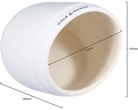 Cole&Mason - Keramická dóza na soľ WHITMORE