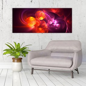 Obraz modernej abstrakcie (120x50 cm)