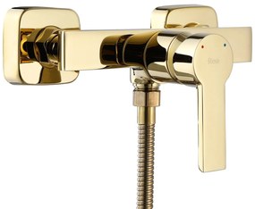 Rea Argus, sprchová batéria s ručnou bodovou sprchovou súpravou, zlatá lesklá, REA-B6408