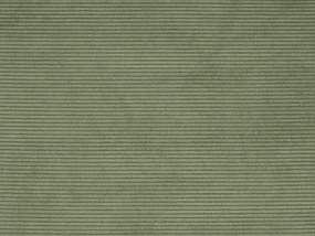 Modulárna menčestrová rohová pohovka pravostranná zelená EGERIS Beliani