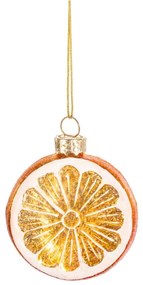 Sklenená vianočná ozdoba Orange – Sass &amp; Belle