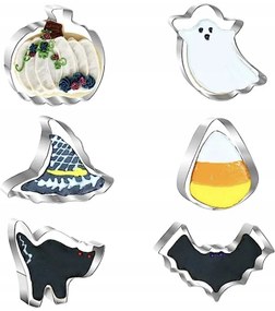 Vykrajovačky na sušienky Halloween 6ks