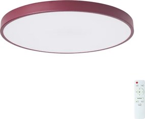 Brilagi-LED Stmievateľné stropné svietidlo POOL LED/60W/230V 3000-6000K 60 cm bordó + diaľkové ovládanie