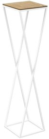 Stojan na kvety 100x24 cm biela