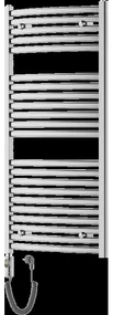 Mexen Helios elektrický radiátor 1200 x 600 mm, 600 W, chróm - W103-1200-600-2600-01