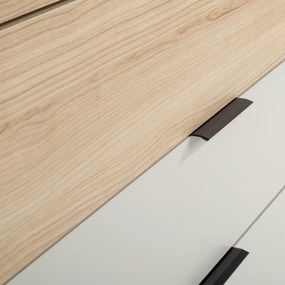 Komoda Ryga 06 98 cm dub Riva/šedá