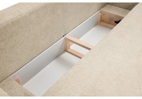 Rozkladacia trojmiestna pohovka OLBIA béžová