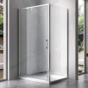 BPS-koupelny Obdĺžnikový sprchovací kút HYD-OK07D 120x100 chróm/transparent - bez vaničky