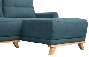 Modrá rohová sedacia súprava ORANGE Varianta sedačky: Ľavý roh