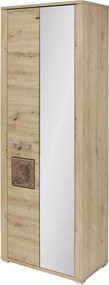 Predsieňová šatníková skriňa Tira, dub artisan