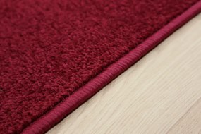 Vopi 2490x90 cm Behúň na mieru Eton vínovo červený - obšitý zo všetkých strán, červená, chodba / predsieň