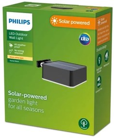 Philips - LED Solárne nástenné svietidlo VYNCE LED/1,5W/3,7V 1500 mAh IP44