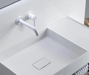 Podomietková kúpeľňová batéria B050 - farebné variácie Biela 150mm