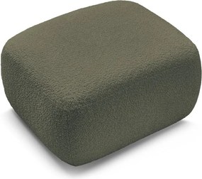 Zelená podnožka z textílie buklé Montaigne – Bobochic Paris