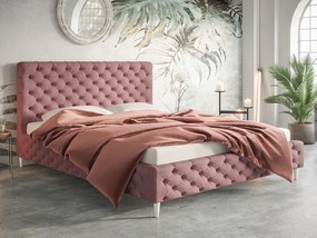 PROXIMA.store - Luxusná čalúnená posteľ EMMY ROZMER: 120 x 200 cm, FARBA NÔH: dub