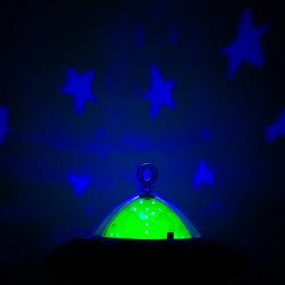 Kolotoč Baby Mix nad postieľku s projektorom adiaľkovým ovládaním, modrý