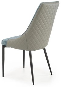 Halmar Jedálenská stolička K448, svetlo sivá/modrá