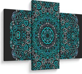 Obraz ornamentálne abstrakcie (90x60 cm)