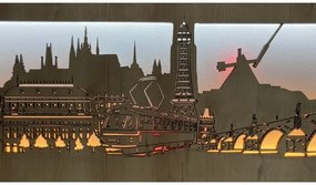 Podsvietený obraz Praha