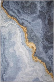 Koberec MILANO 40011-01 sivý / zlatý