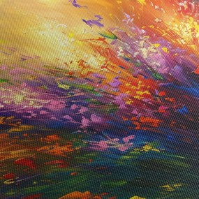Obraz - Abstrakcia kvetov (90x60 cm)