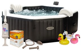 Intex | Vírivý bazén Pure Spa - Jet & Bubble Deluxe HWS 4 + výhodný set príslušenstva | 19900142