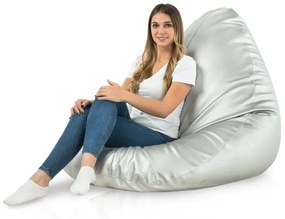 Sedací vak DROP XXL silver
