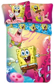 Jerry Fabrics Obliečky Spongebob - Spongebob | 140 x 200 cm / 70 x 90 cm