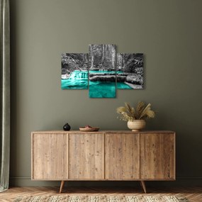 Obraz - Zimná rieka (90x60 cm)