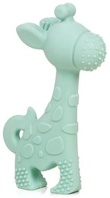 JANÉ Silikónová hryzačka žirafa Mint