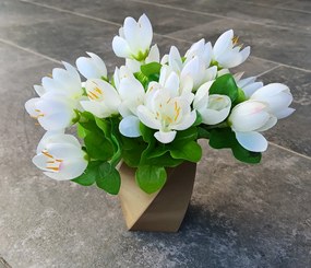 HRADIL Váza-stojánek pastelky 4 barvy Farba: Šedá