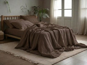 Mušelínové obliečky MUSSARI tmavohnedé Rozmer obliečky: 70 x 90 cm | 140 x 220 cm
