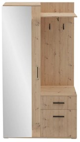 Predsieň Cless (dub artisan) (so zrkadlom). Vlastná spoľahlivá doprava až k Vám domov. 1104706
