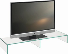 XXXLutz TV NADSTAVEC, sklo, číra Xora - TV nábytok - 002757005405