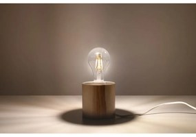 Dřevěná stolová lampa Sollux Elia