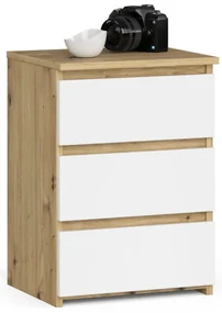 Nočný stolík CL3/40 dub artisan / biely
