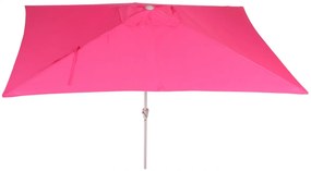 Slnečník N23 2x3m polyester/hliník - ružová