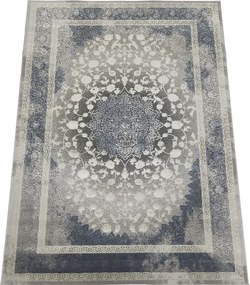 Koberec Deluxe 9091 NAVY – námornícka modrá, obdĺžnikový Rozmer: 60x100 cm