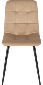 Čalouněná jídelní židle PERU béžová