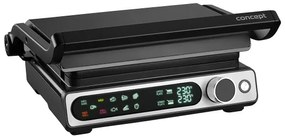Concept ge3500 - Kontaktný gril s teplotnou sondou 2000W/230V čierny