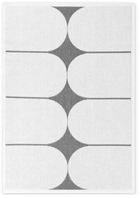 Čierno-biely vnútorný a vonkajší koberec 160x230 cm Duet Bowen – NORTHRUGS